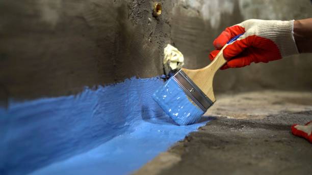 Commercial Basement Waterproofing project at a Greensburg, KY business property by SJ Waterproofing Pros